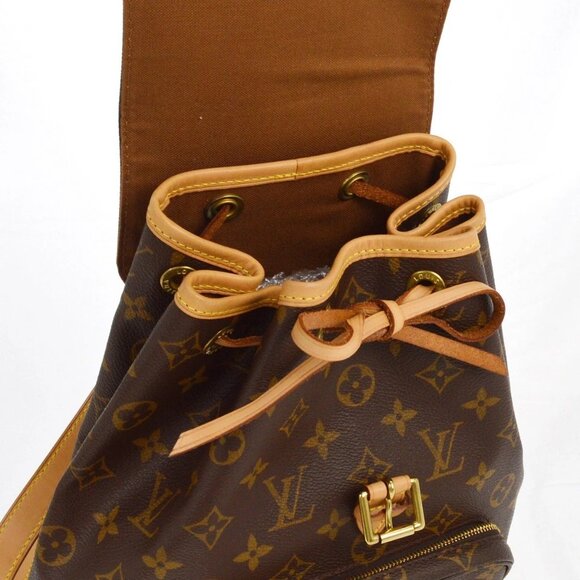 Louis Vuitton Monogram Montsouris MM Backpack M51136 SP0020 NQ01171 - Picture 5 of 7